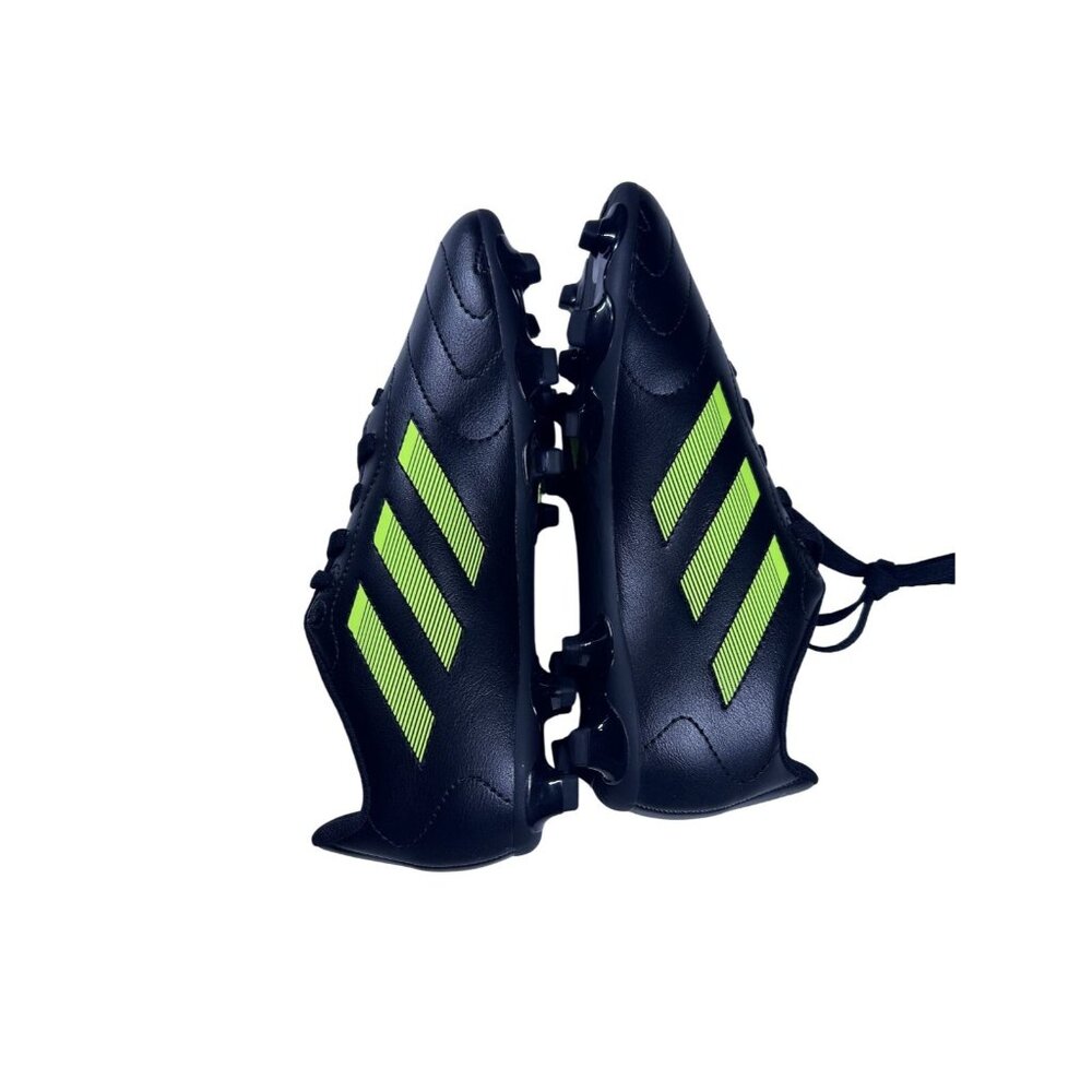 Adidas Golettoviii FG J Soccer Cleats‎ Youth Size 3.5 Black/Green NEW - Picture 6 of 9